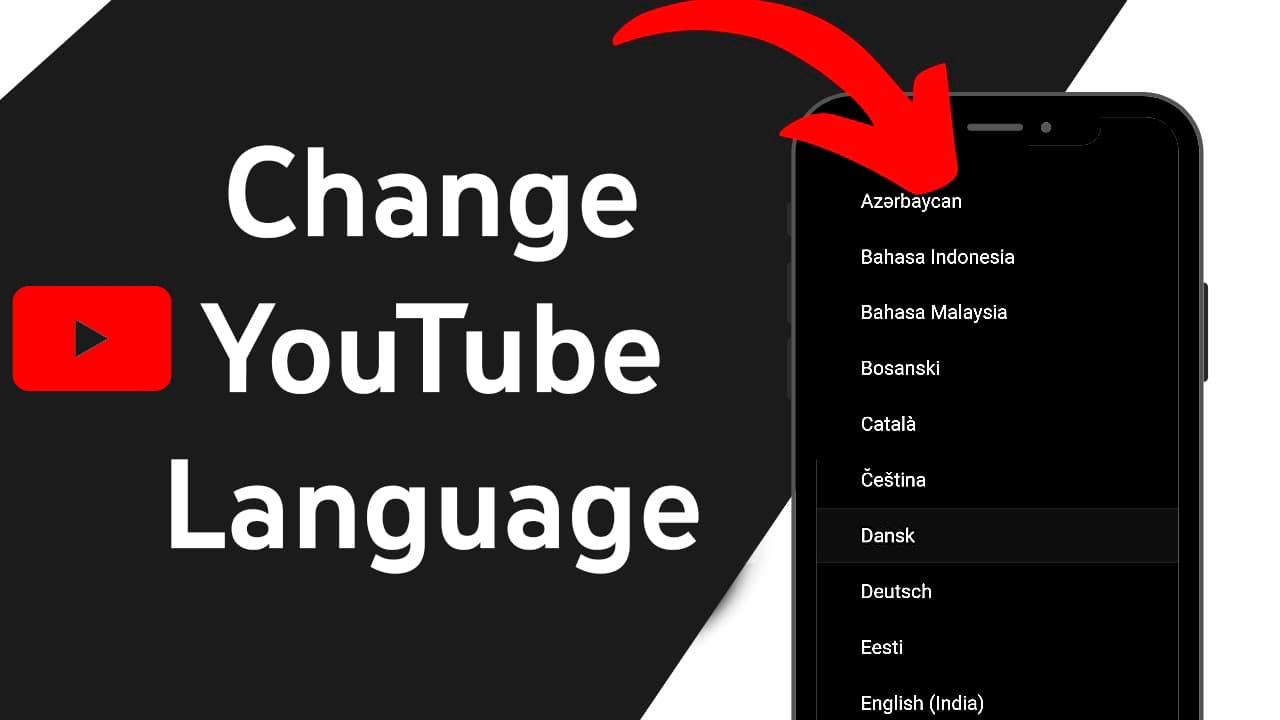 how to change language on youtube