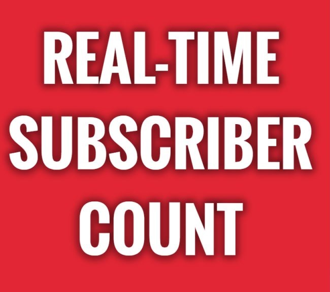 YouTube subscriber count