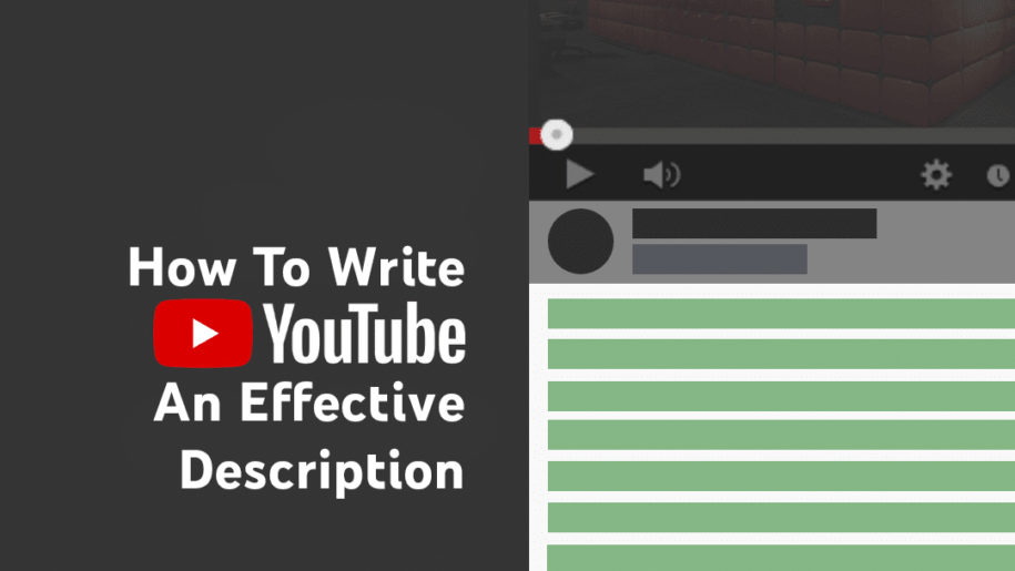How To Write An Effective YouTube Description