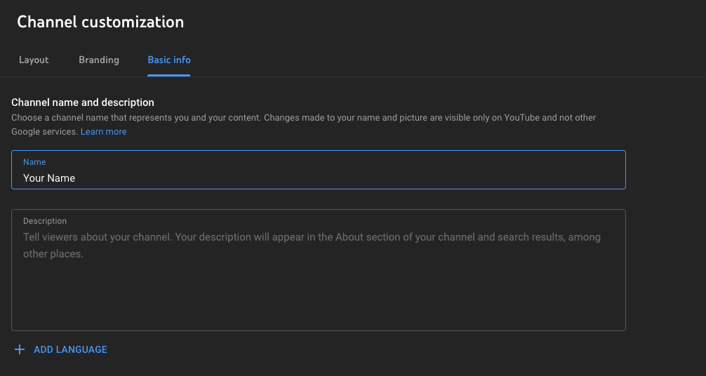 Make YouTube Channel Searchable 2