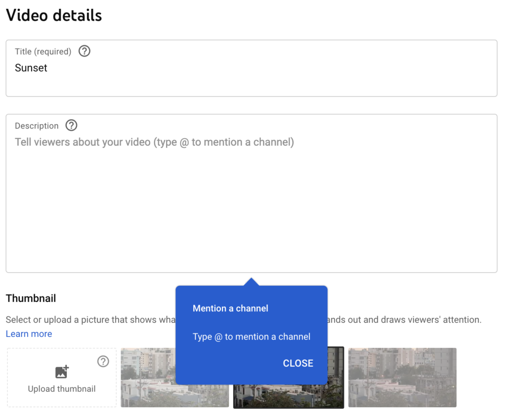How to Upload Video to YouTube 3