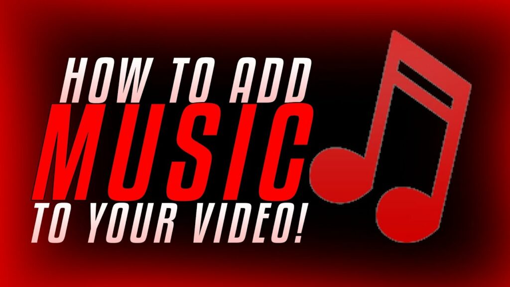 How to add music to youtube videos